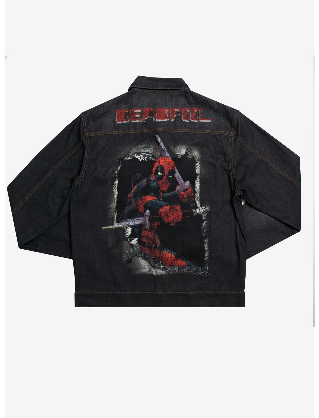 Marvel Deadpool Denim Jacket, BLACK, hi-res