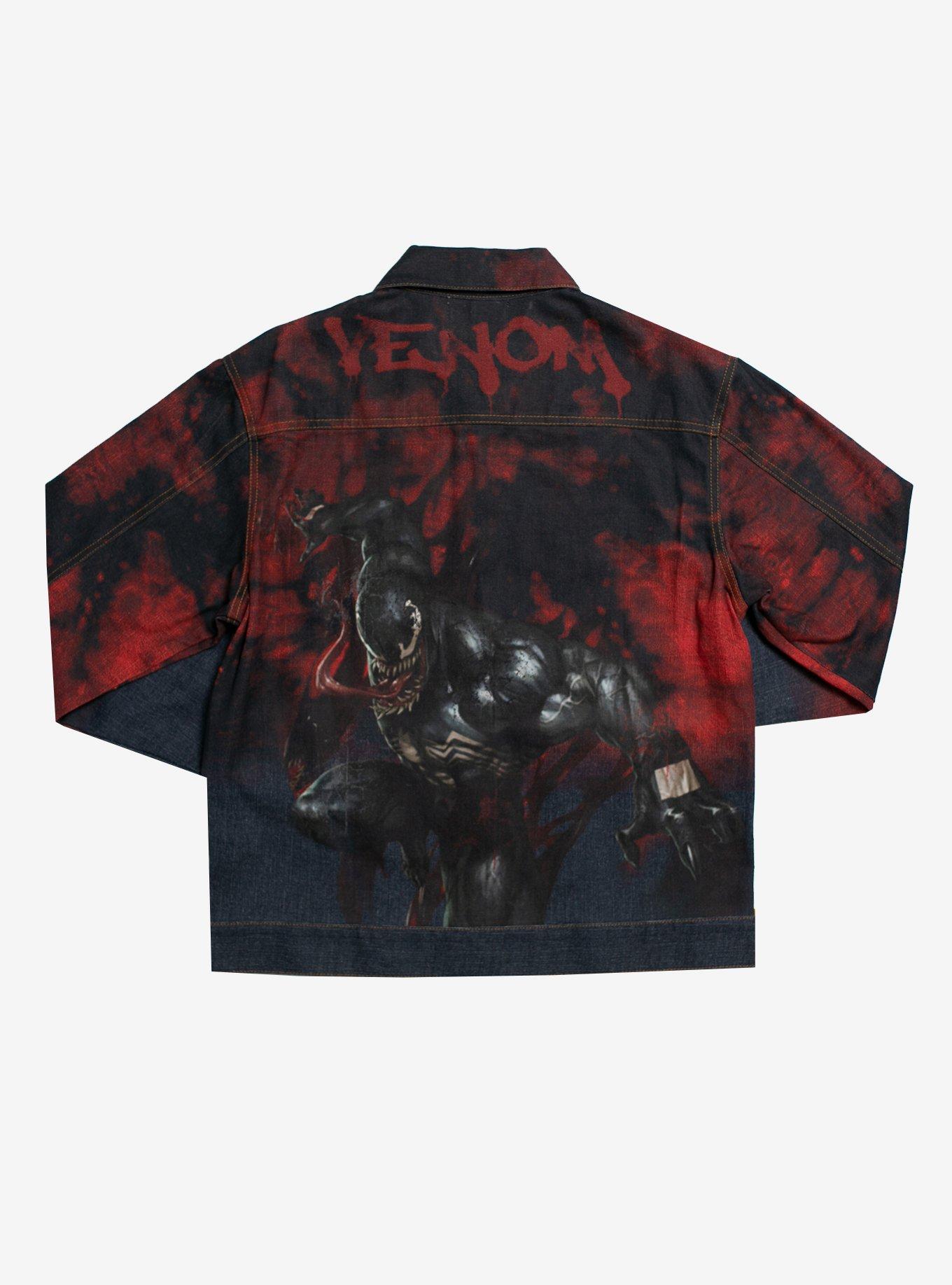 Marvel Venom Denim Jacket, BLACK, hi-res