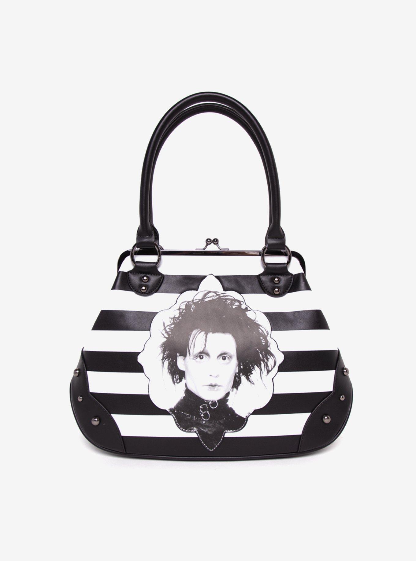 Rock Rebel Edward Scissorhands Kiss Lock Satchel Bag, , hi-res