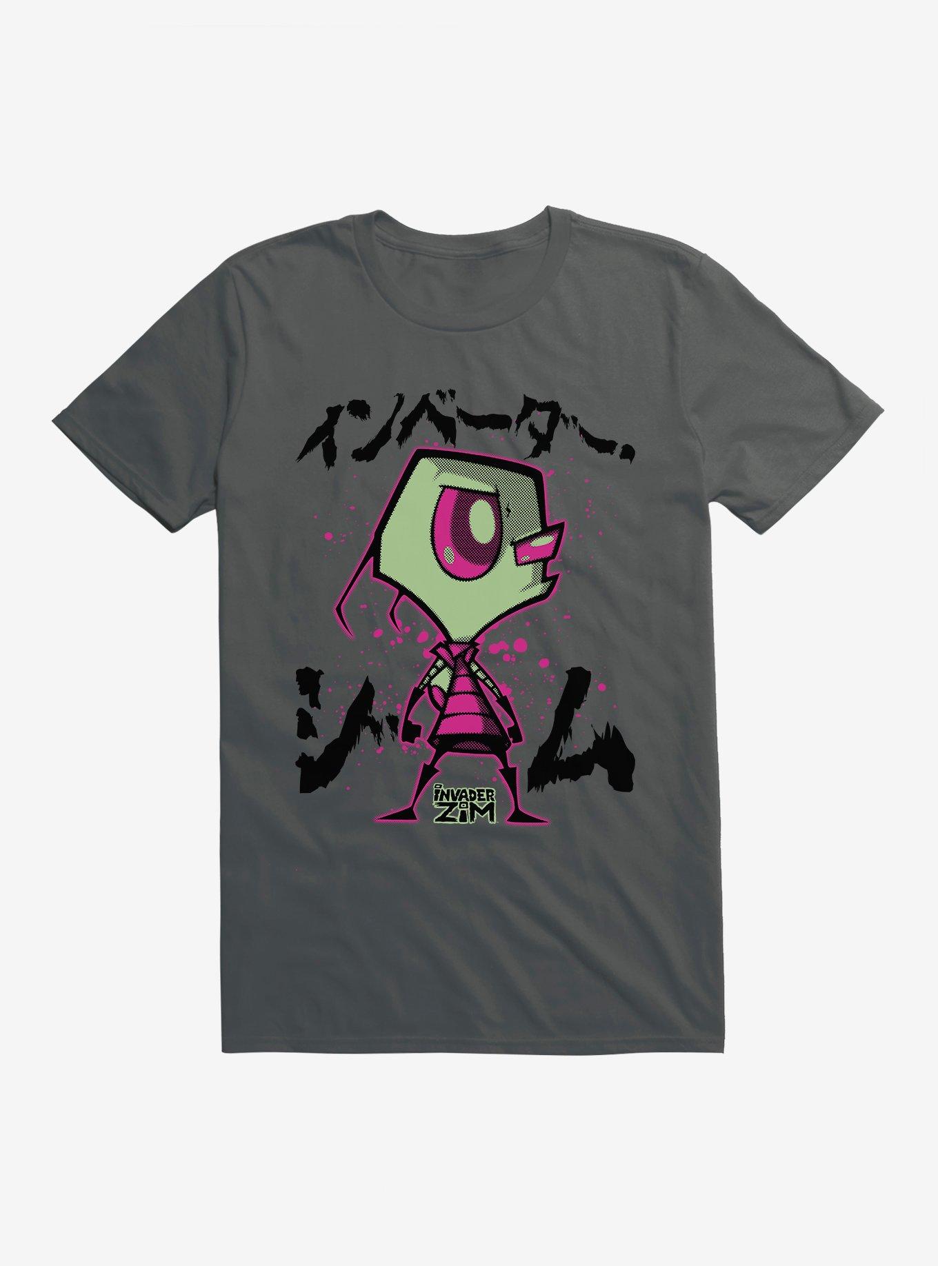 Invader Zim Pink Splatter Zim T-Shirt, , hi-res