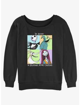 Disney The Nightmare Before Christmas Scream Team Girls Slouchy Sweatshirt, , hi-res