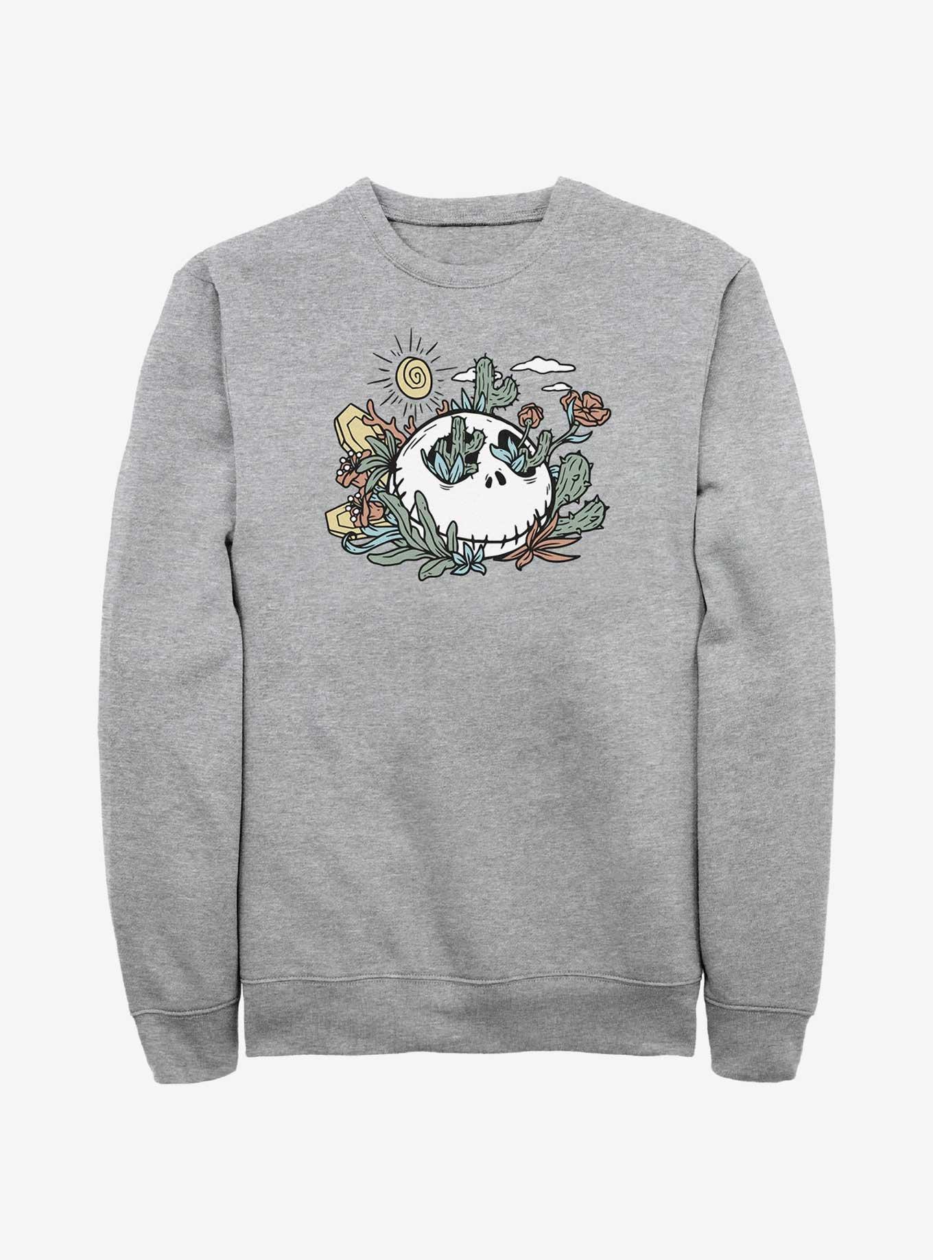The Nightmare Before Christmas Death Valley Jack Sweatshirt, ATH HTR, hi-res