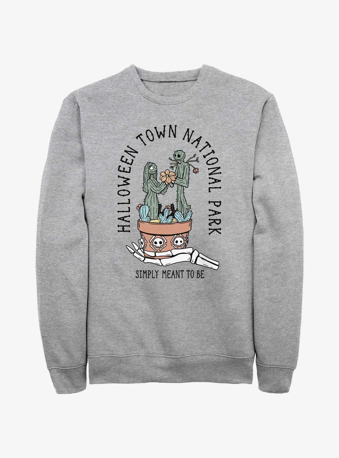 Disney The Nightmare Before Christmas Halloween Town National Park Sweatshirt, ATH HTR, hi-res