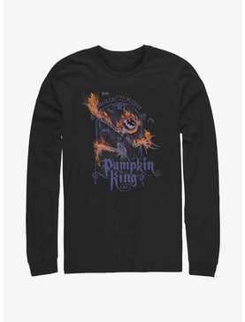 Disney The Nightmare Before Christmas Pumpkin King Flames Long-Sleeve T-Shirt, , hi-res