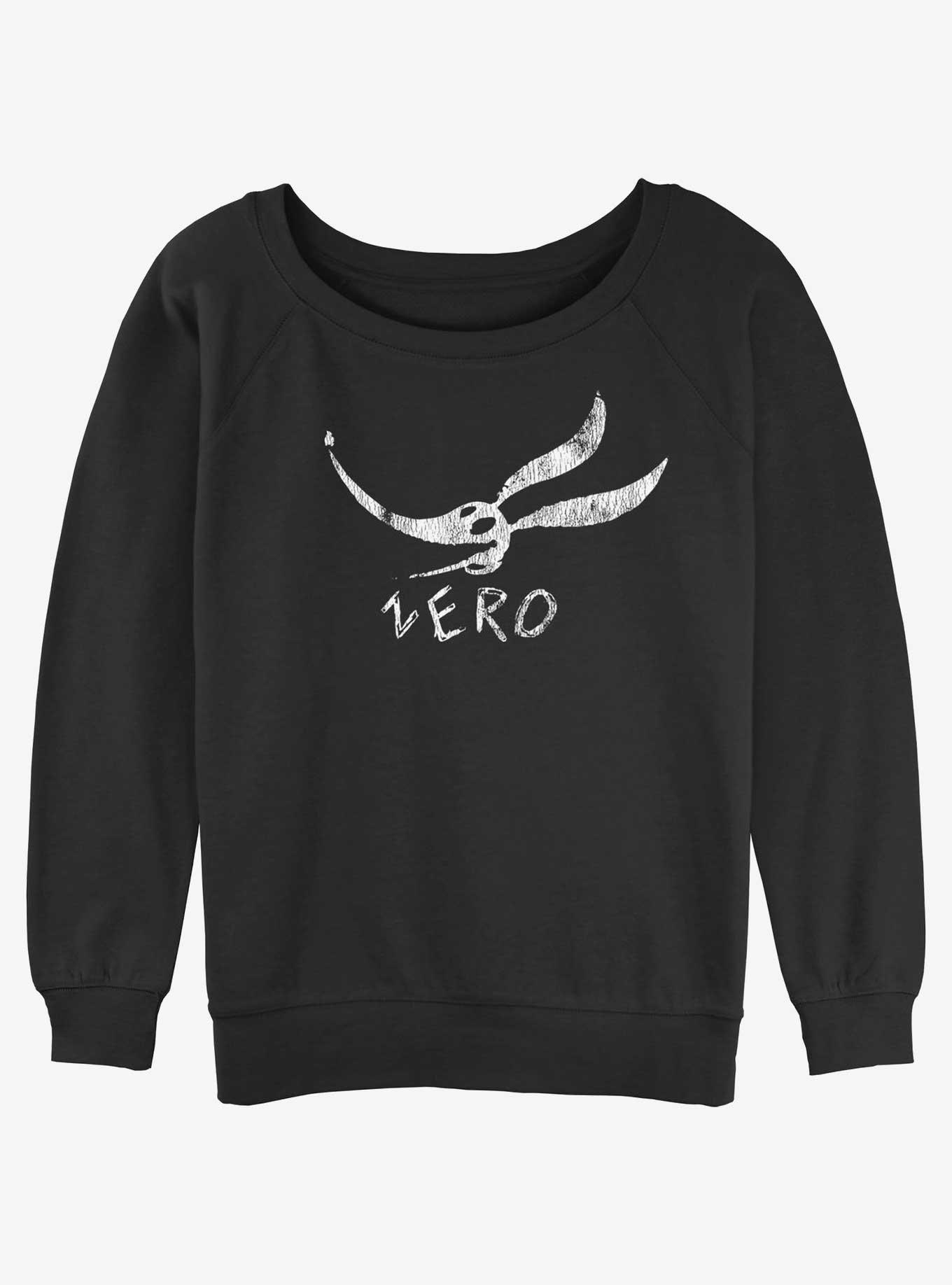 The Nightmare Before Christmas Zero Face Girls Slouchy Sweatshirt