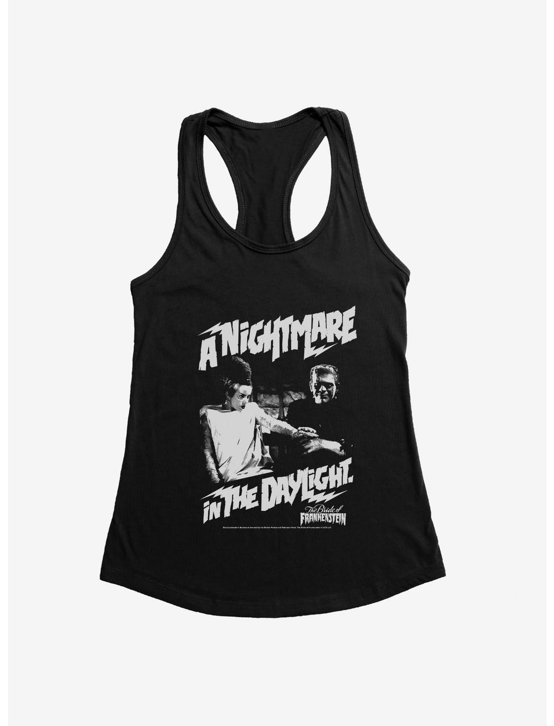 The Bride Of Frankenstein A Nightmare In The Daylight Womens Tank Top, BLACK, hi-res