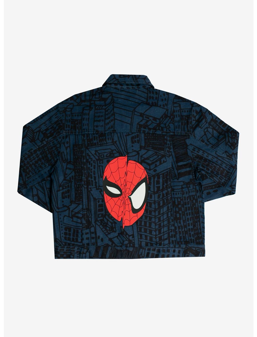 Marvel Spider-Man Youth Denim Jacket, BLUE, hi-res