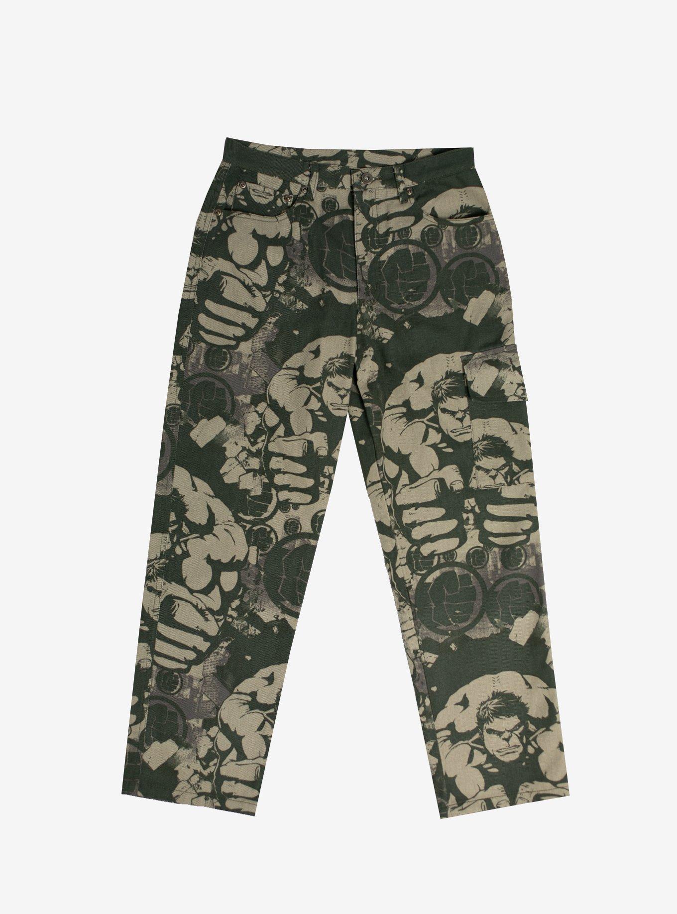 Marvel Hulk Youth Denim Cargo Pants, , hi-res