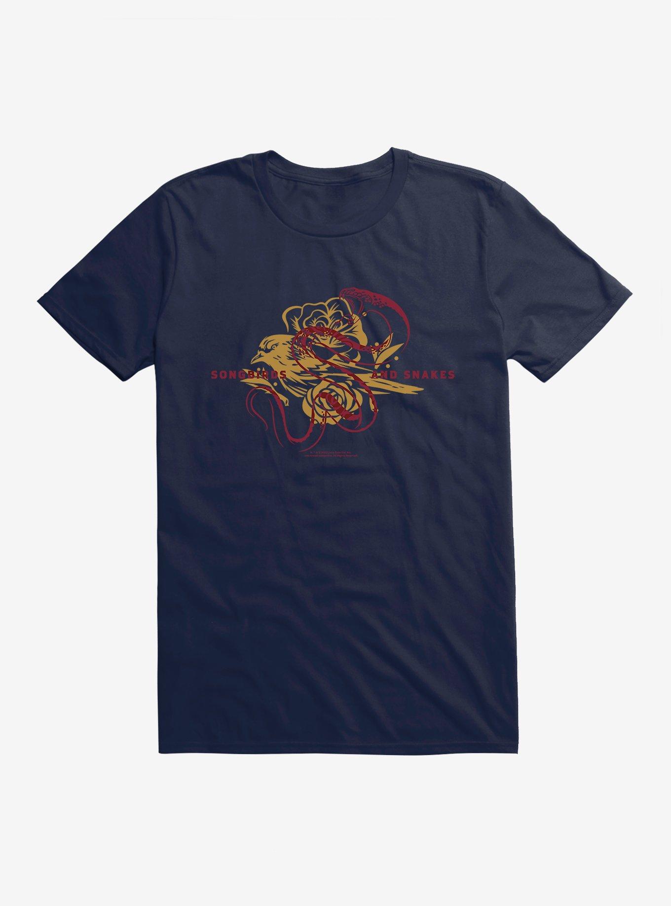 Hunger Games: The Ballad Of Songbirds And Snakes Logo T-Shirt, MIDNIGHT NAVY, hi-res