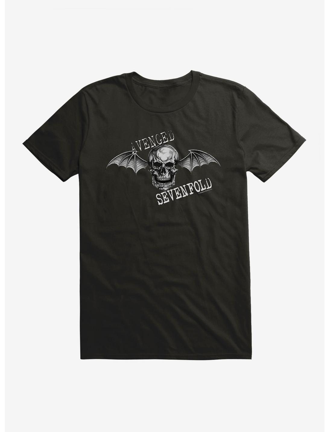 Avenged Sevenfold Deathbat Logo T-Shirt, BLACK, hi-res