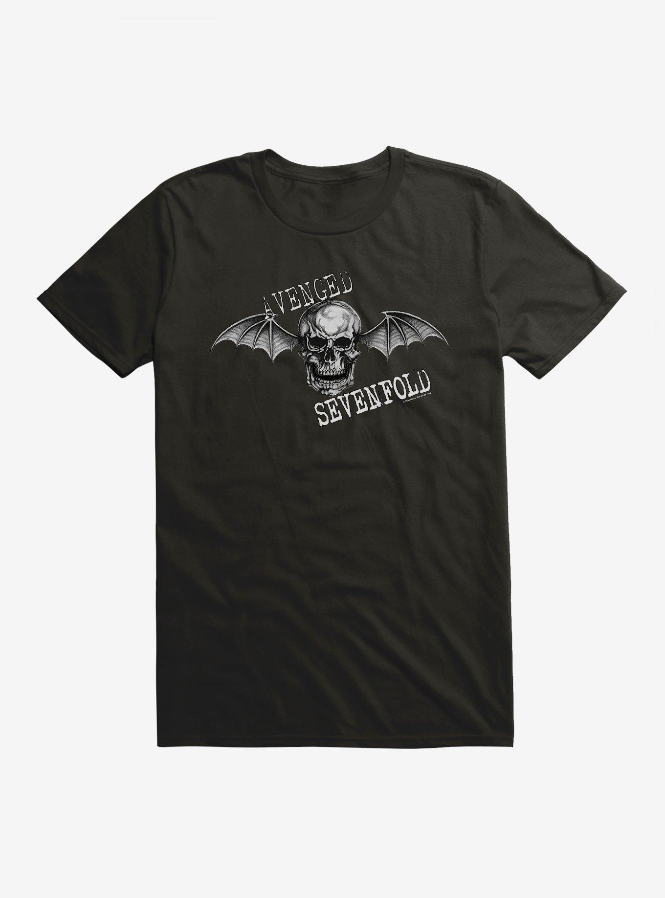 Avenged Sevenfold Deathbat Logo T-Shirt - BLACK | Hot Topic