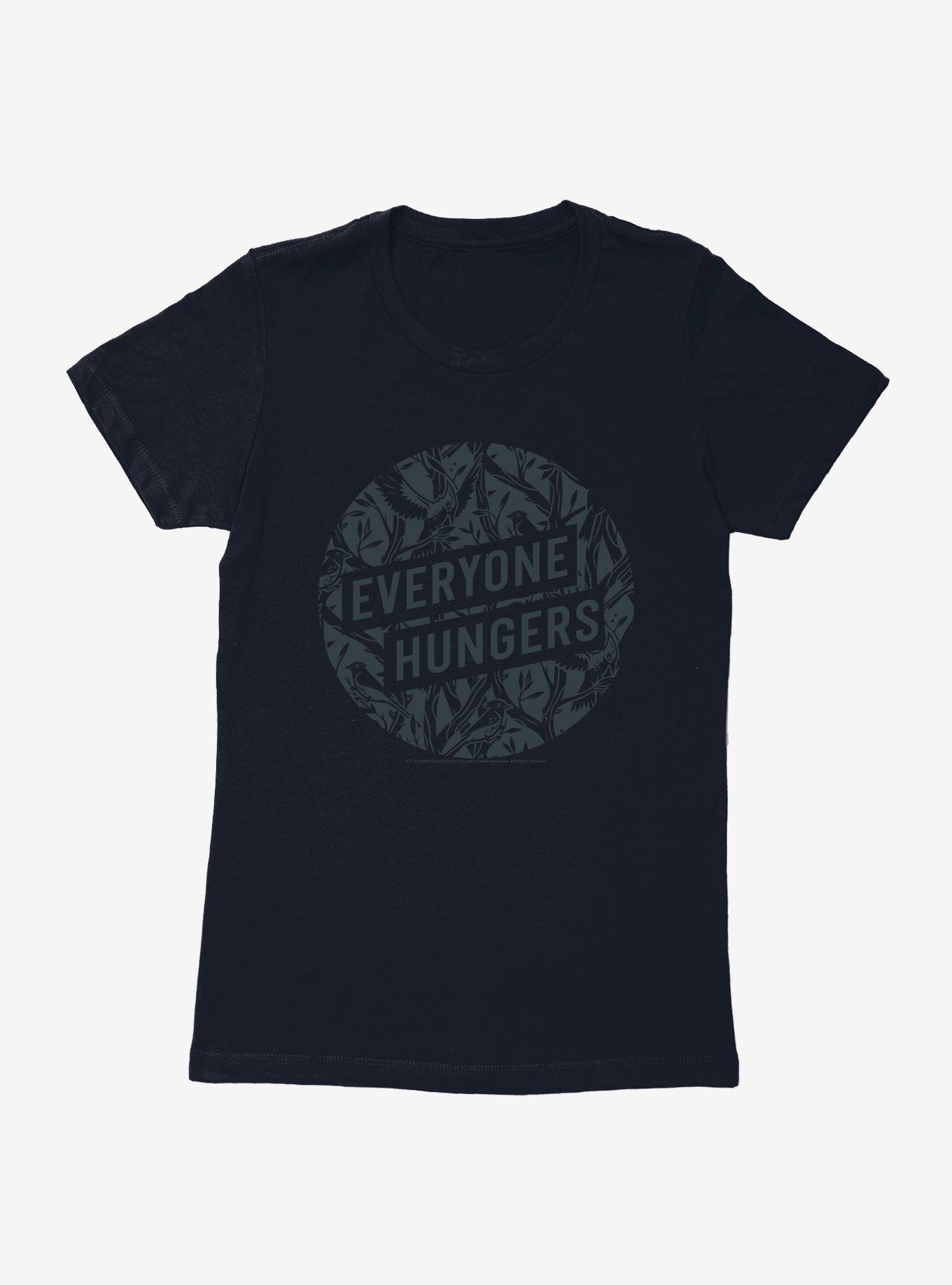 Hunger Games: The Ballad Of Songbirds And Snakes Everyone Hungers Womens T-Shirt, MIDNIGHT NAVY, hi-res