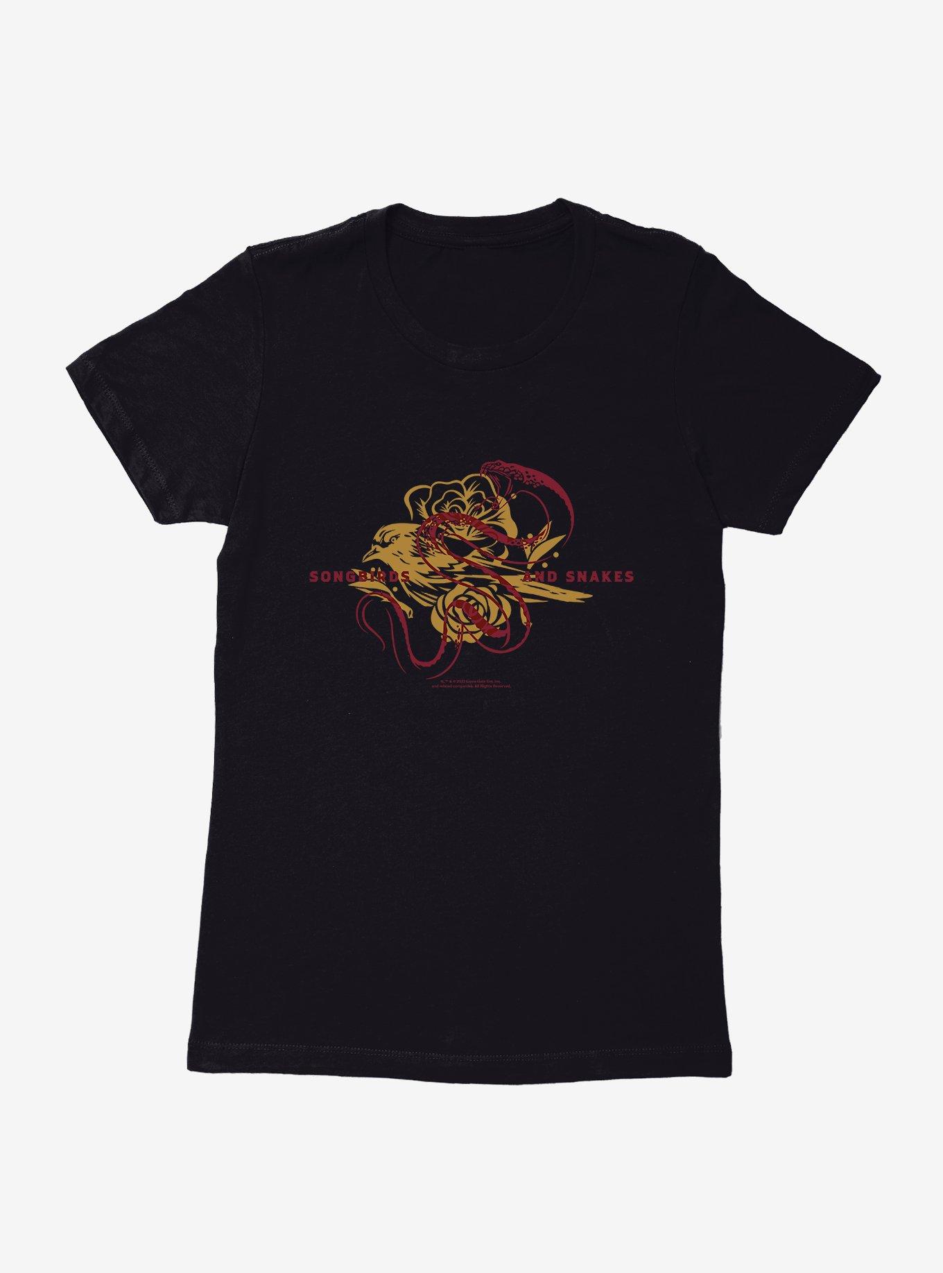 Hunger Games: The Ballad Of Songbirds And Snakes Logo Womens T-Shirt, BLACK, hi-res