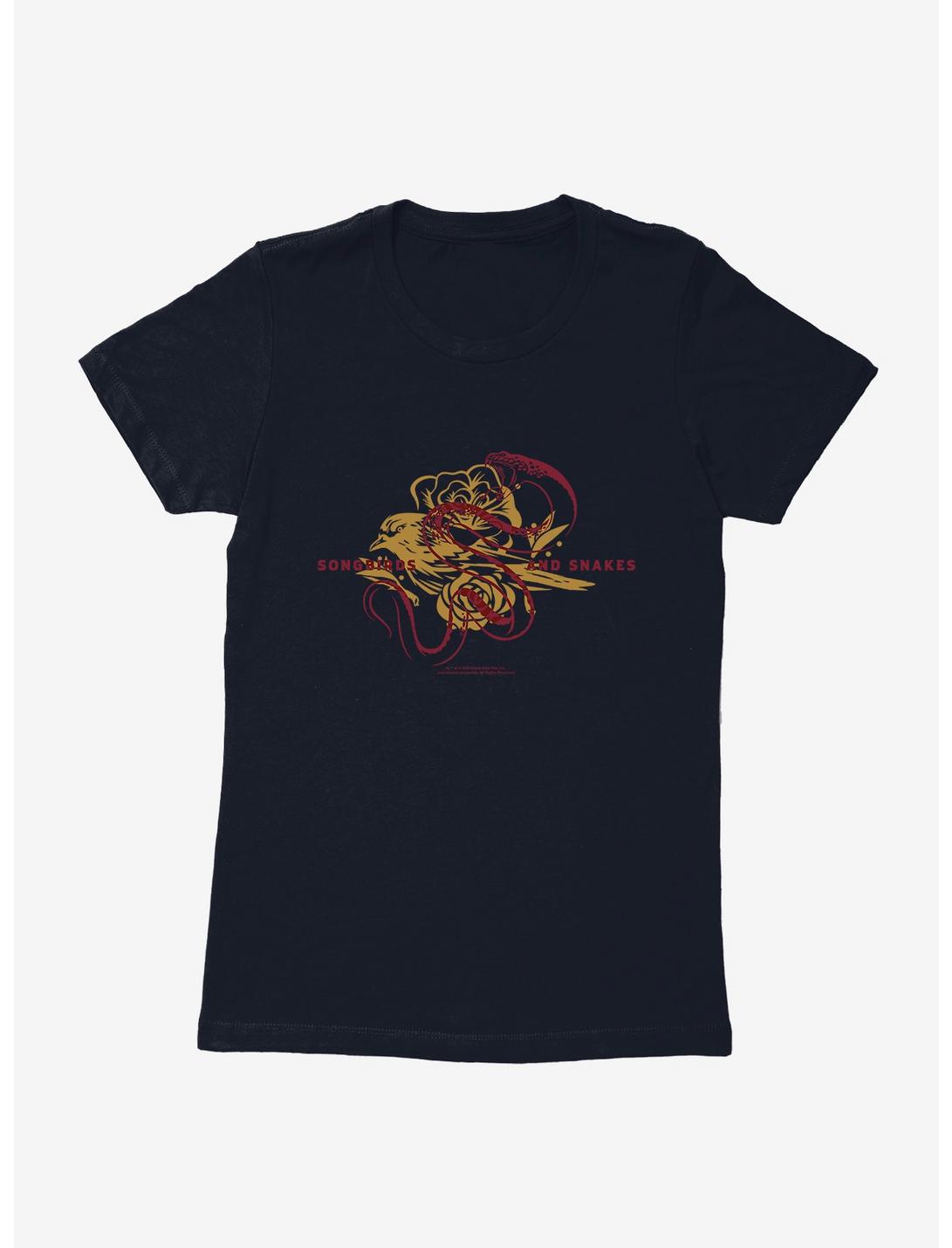 Hunger Games: The Ballad Of Songbirds And Snakes Logo Womens T-Shirt, MIDNIGHT NAVY, hi-res