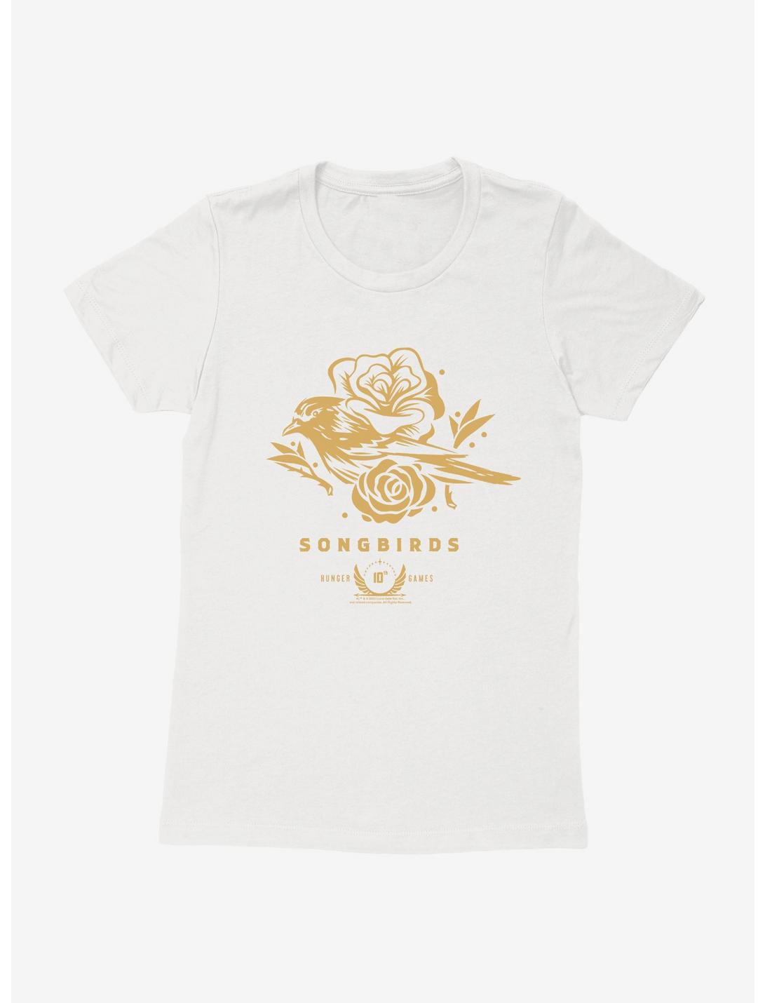 Hunger Games: The Ballad Of Songbirds And Snakes Songbirds 10th Hunger Games Womens T-Shirt, WHITE, hi-res