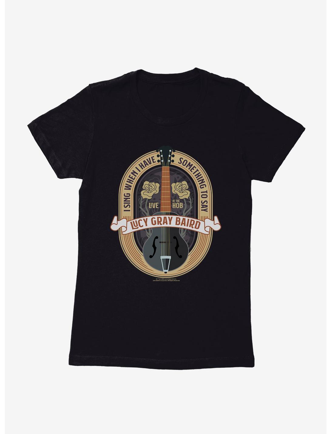 Hunger Games: The Ballad Of Songbirds And Snakes Lucy Gray Baird I Sing Womens T-Shirt, BLACK, hi-res