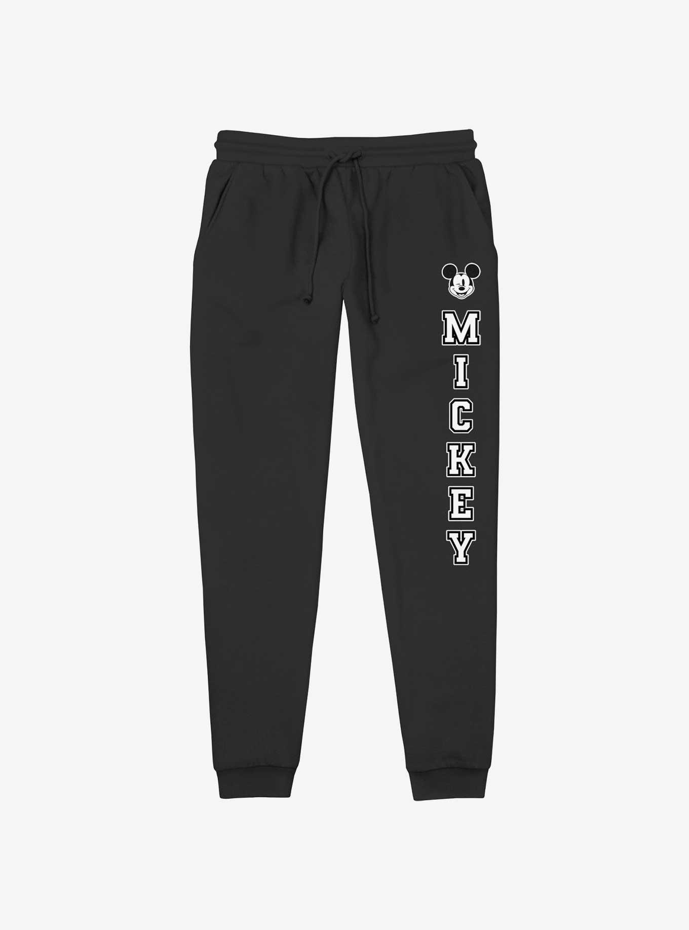 Disney Mickey Mouse Wink Jogger Sweatpants - BLACK