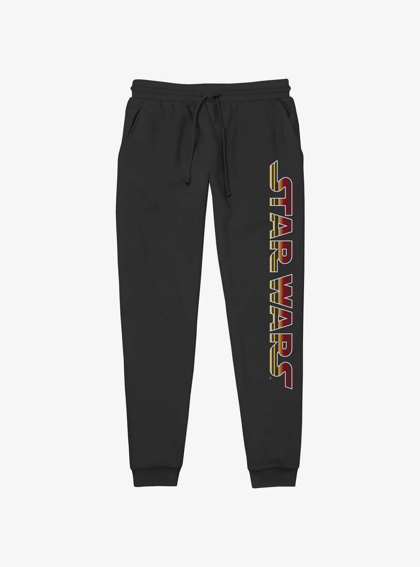 Star Wars Retro Lined Logo Jogger Sweatpants, , hi-res