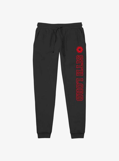 Star Wars Sith Lord Jogger Sweatpants - BLACK | Hot Topic