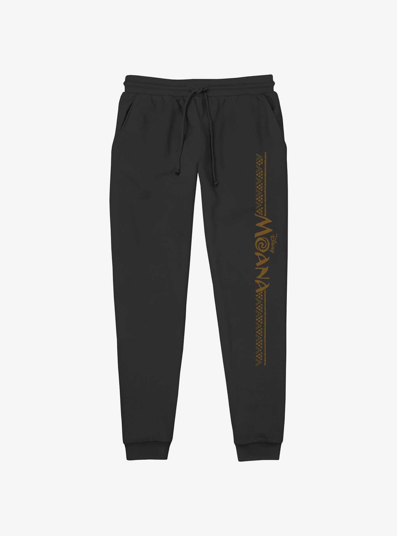 Disney Moana Tribal Logo Jogger Sweatpants, BLACK, hi-res