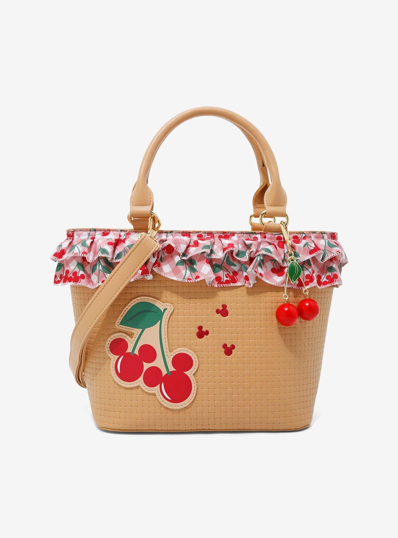 Her Universe Disney Mickey Mouse Cherries Picnic Satchel Bag