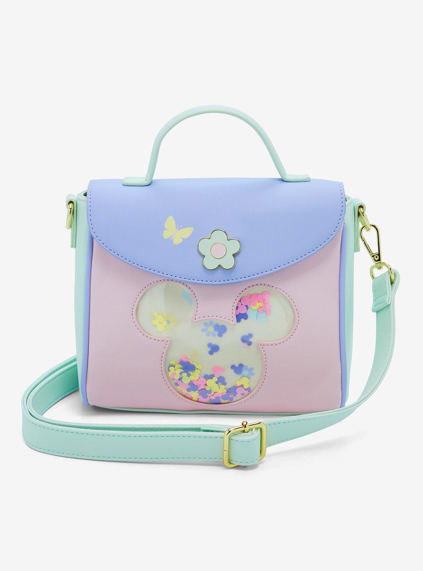 Her Universe Disney Mickey Mouse Pastel Spring Crossbody Bag