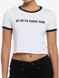 Be So FR Girls Ringer Baby T-Shirt, BLACK, hi-res