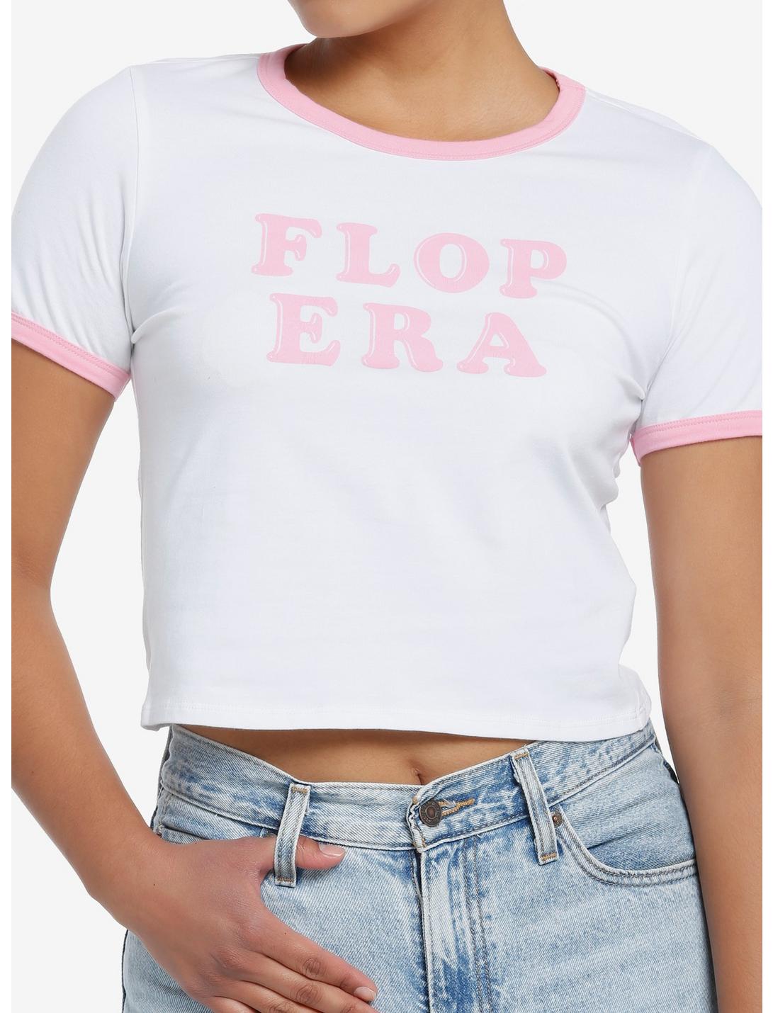 Flop Era Girls Ringer Baby T-Shirt, PINK, hi-res