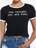 You Thought You Ate Girls Ringer Baby T-Shirt, MULTI, hi-res