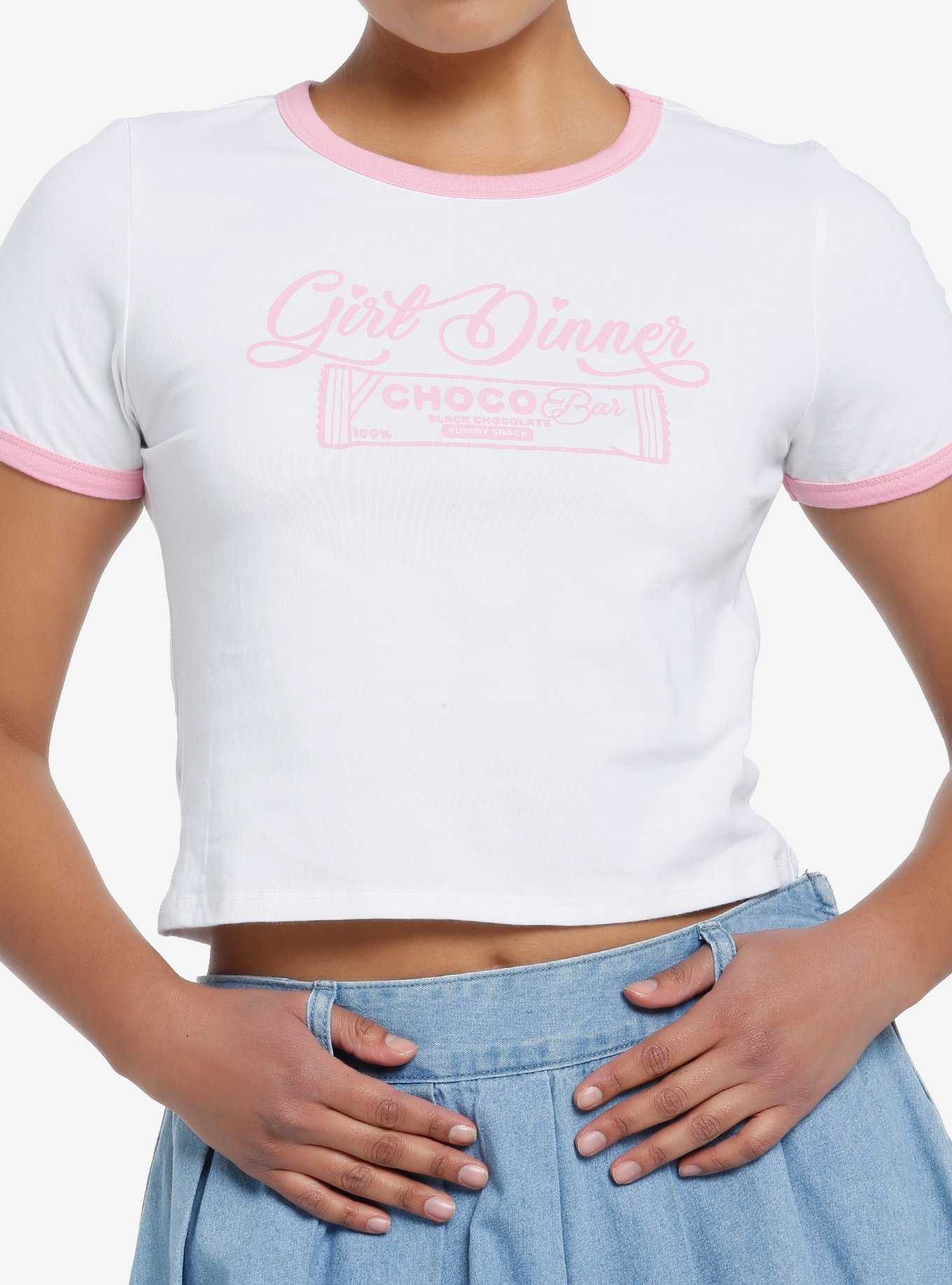 Girl Dinner Girls Ringer Baby T-Shirt, , hi-res