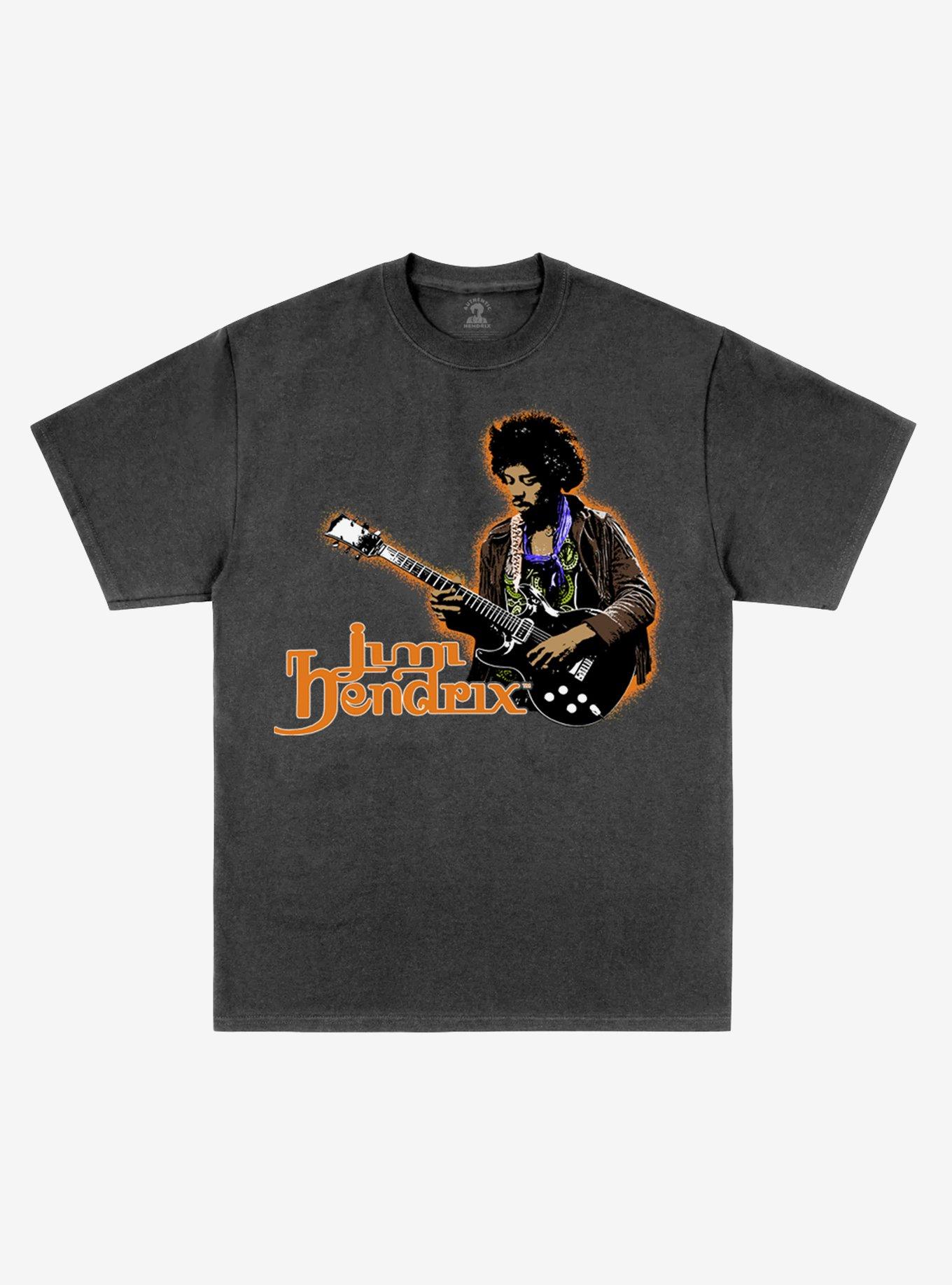 Jimi Hendrix Guitar T-Shirt, , hi-res