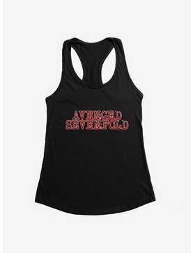 Avenged Sevenfold Red Logo Girls Tank, , hi-res