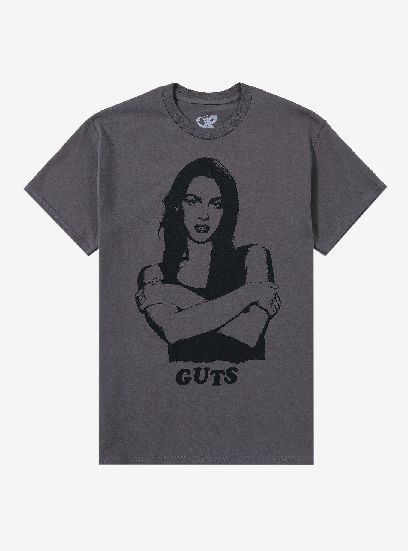 Olivia Rodrigo GUTS Tee Tour Merch Print T-shirt Summer Unisex