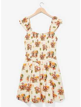 Her Universe Disney Mickey and Friends Western Allover Print Smock Dress, , hi-res