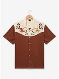 Disney Pixar Toy Story Sheriff Woody Western Button-Up, BROWN  LIGHT BROWN, hi-res