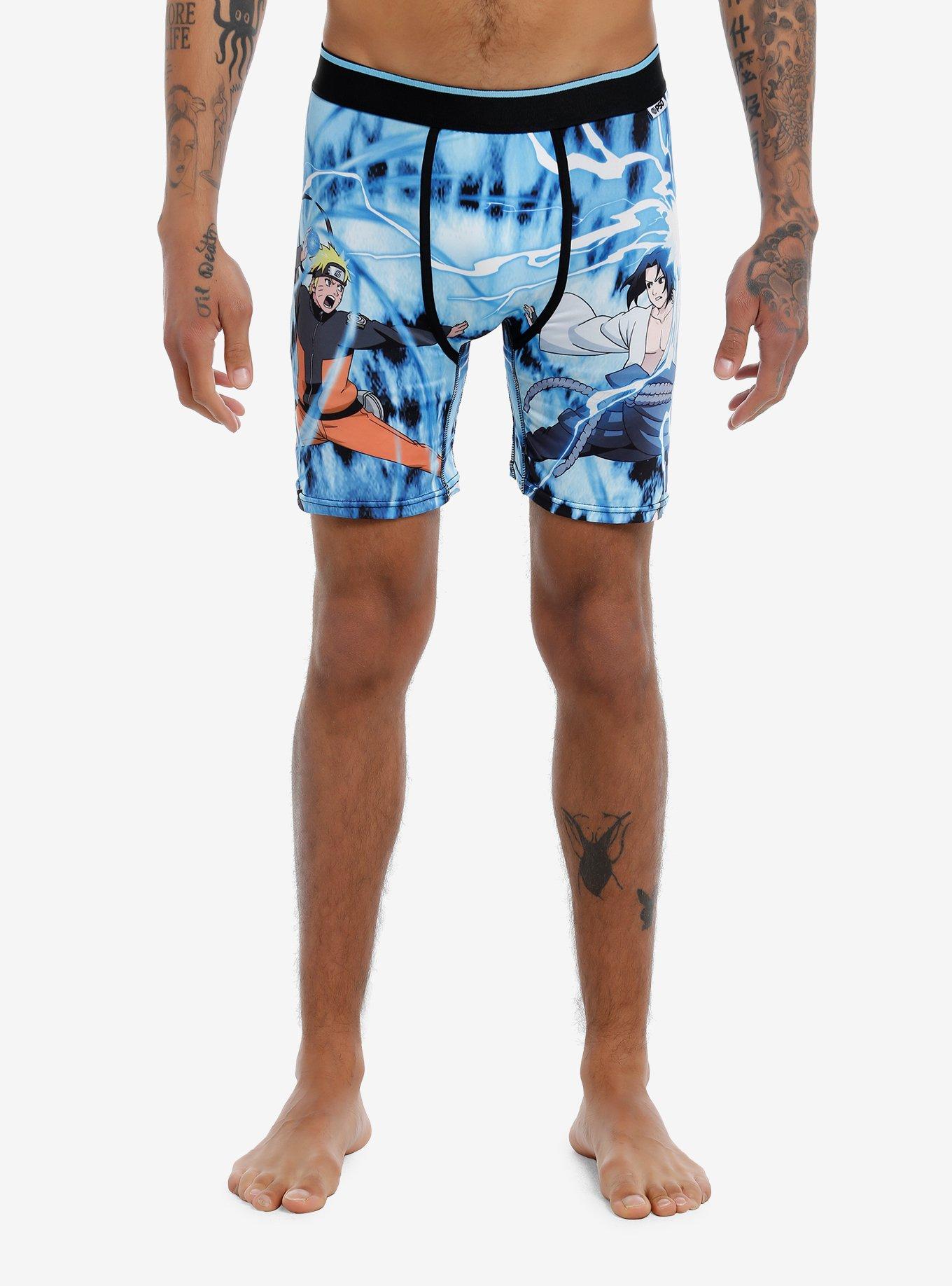 Naruto Shippuden Fight Scene Boxer Briefs, MULTI, hi-res