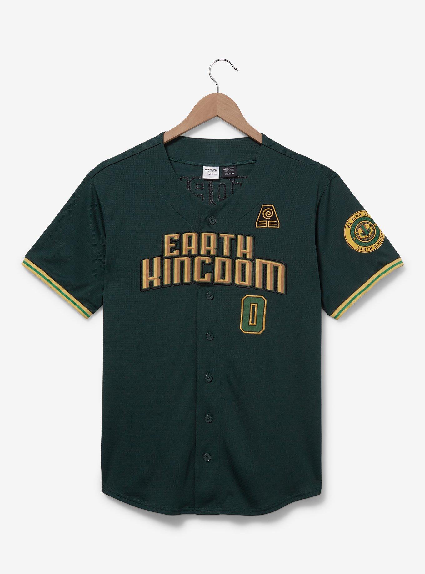 Avatar: The Last Airbender Earth Kingdom Baseball Jersey - BoxLunch Exclusive