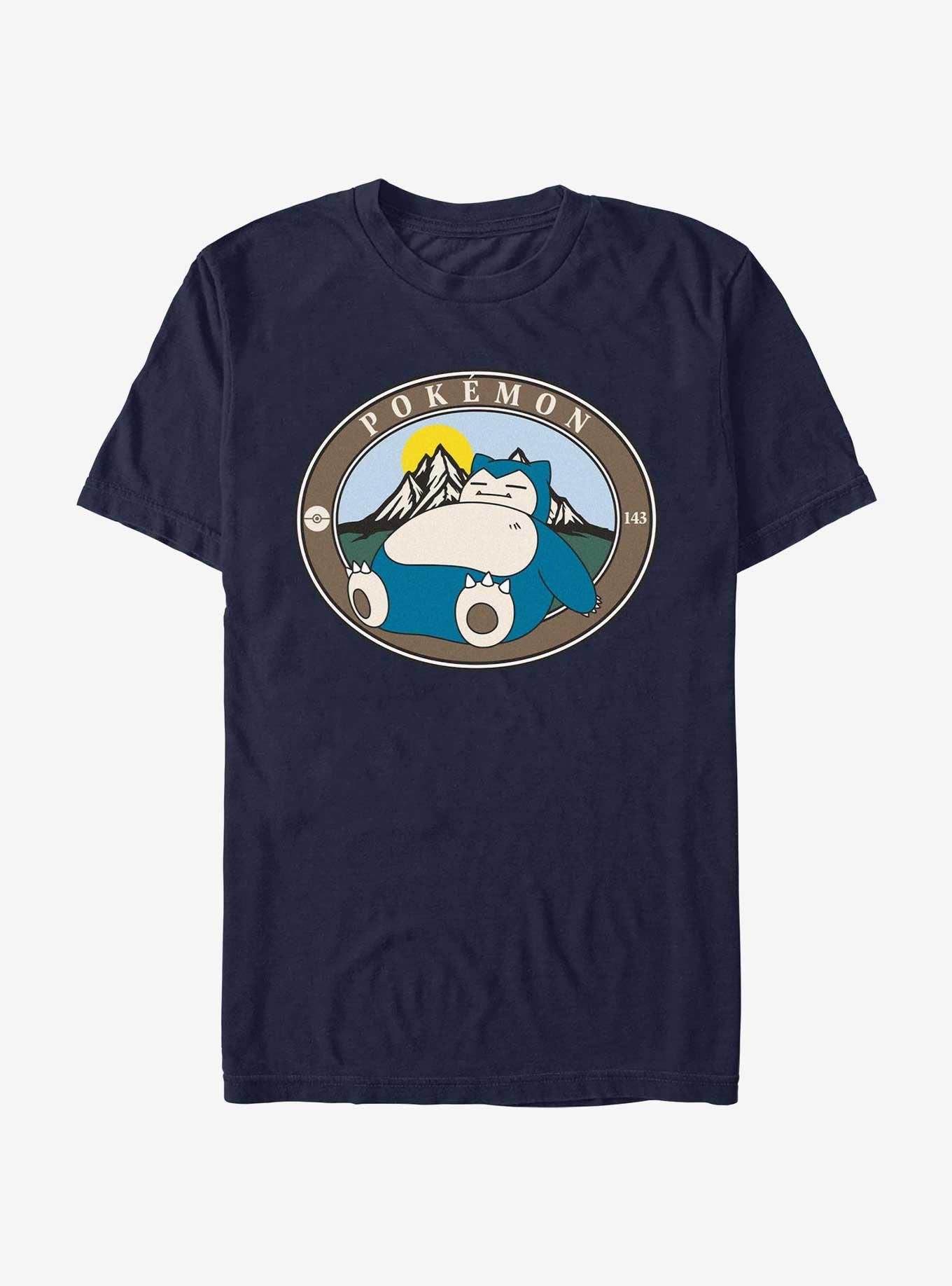 Pokemon Sleepy Snorlax T-Shirt, NAVY, hi-res