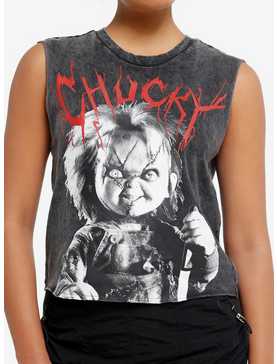 Chucky Jumbo Graphic Girls Muscle Tank Top, , hi-res