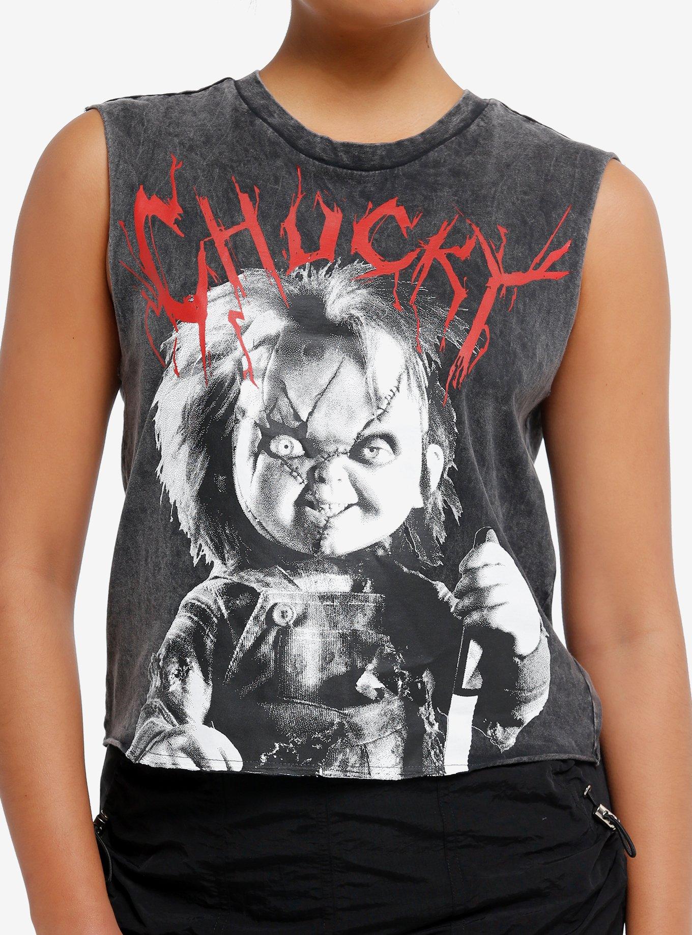 Chucky Jumbo Graphic Girls Muscle Tank Top, MULTI, hi-res