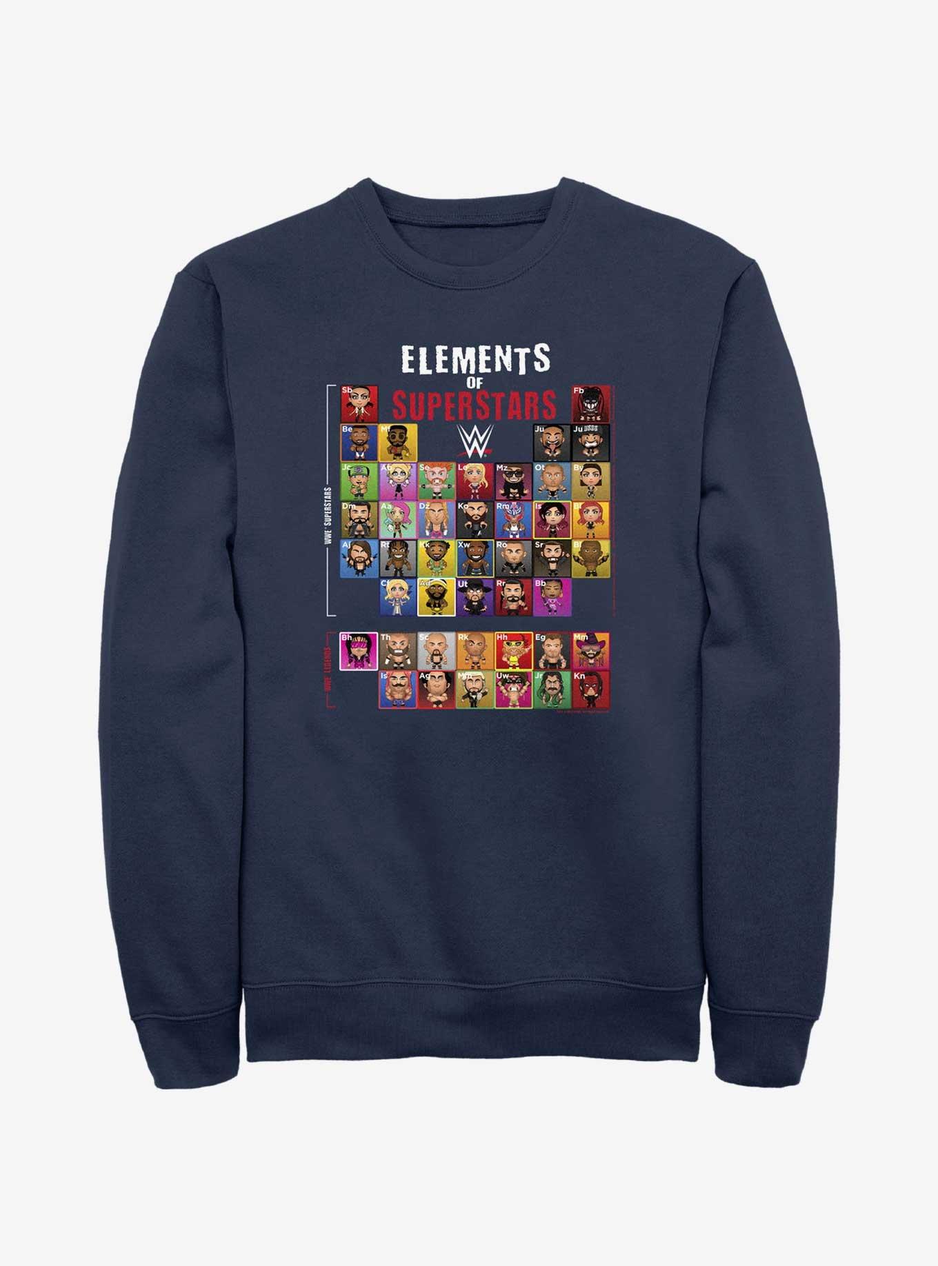 WWE Elements Of Superstars Full Sweatshirt, , hi-res