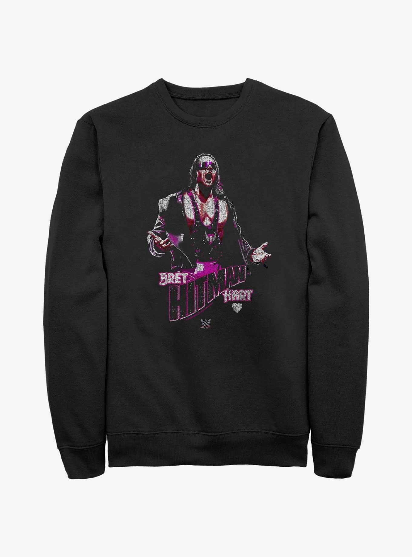 WWE Bret Hitman Hart Sweatshirt, BLACK, hi-res