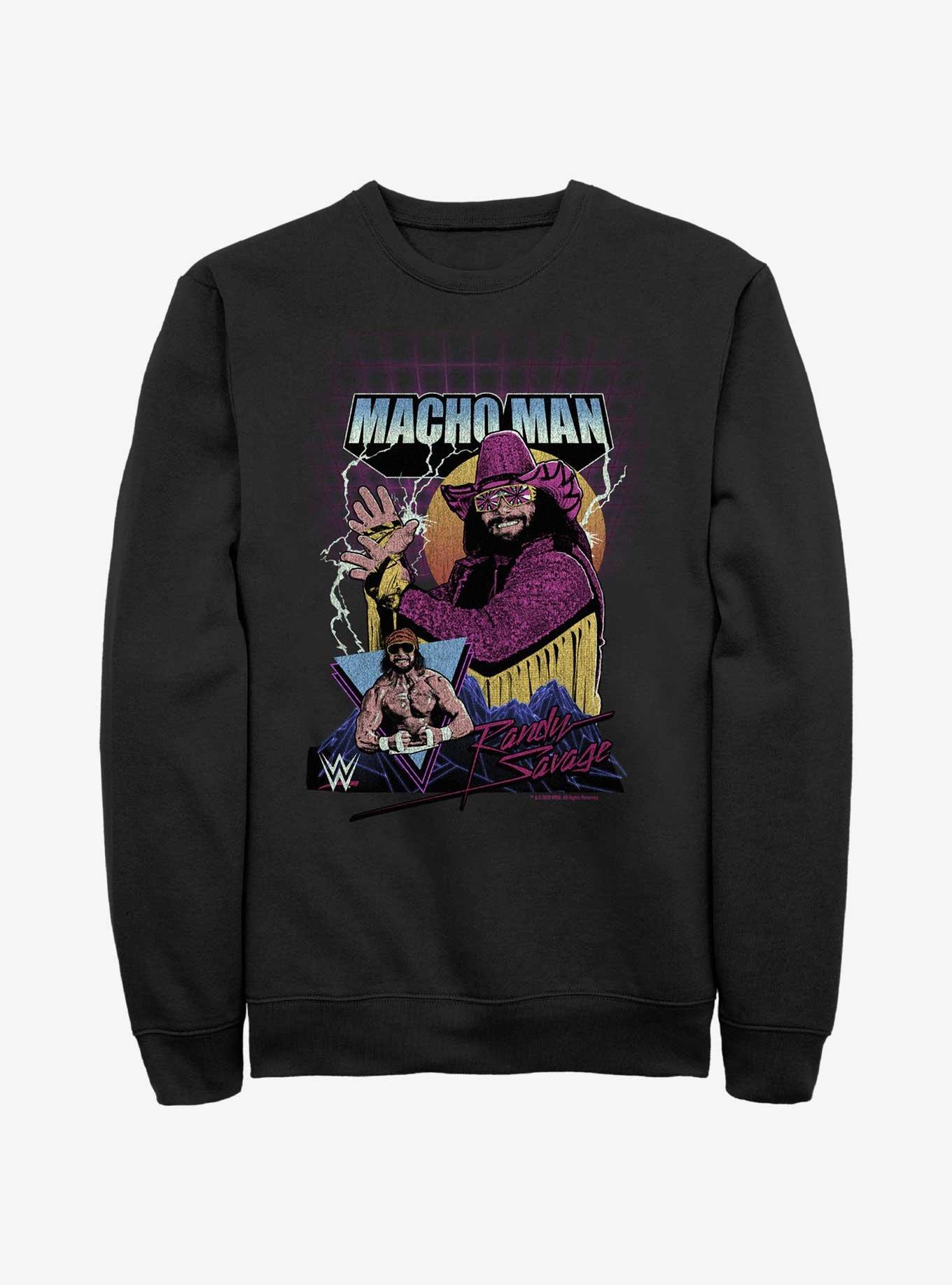 WWE Macho Man Randy Savage Sweatshirt, BLACK, hi-res