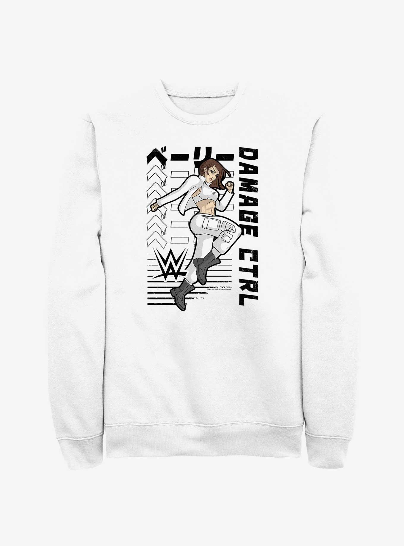 WWE Bayley Damage CTRL Anime Sweatshirt, WHITE, hi-res