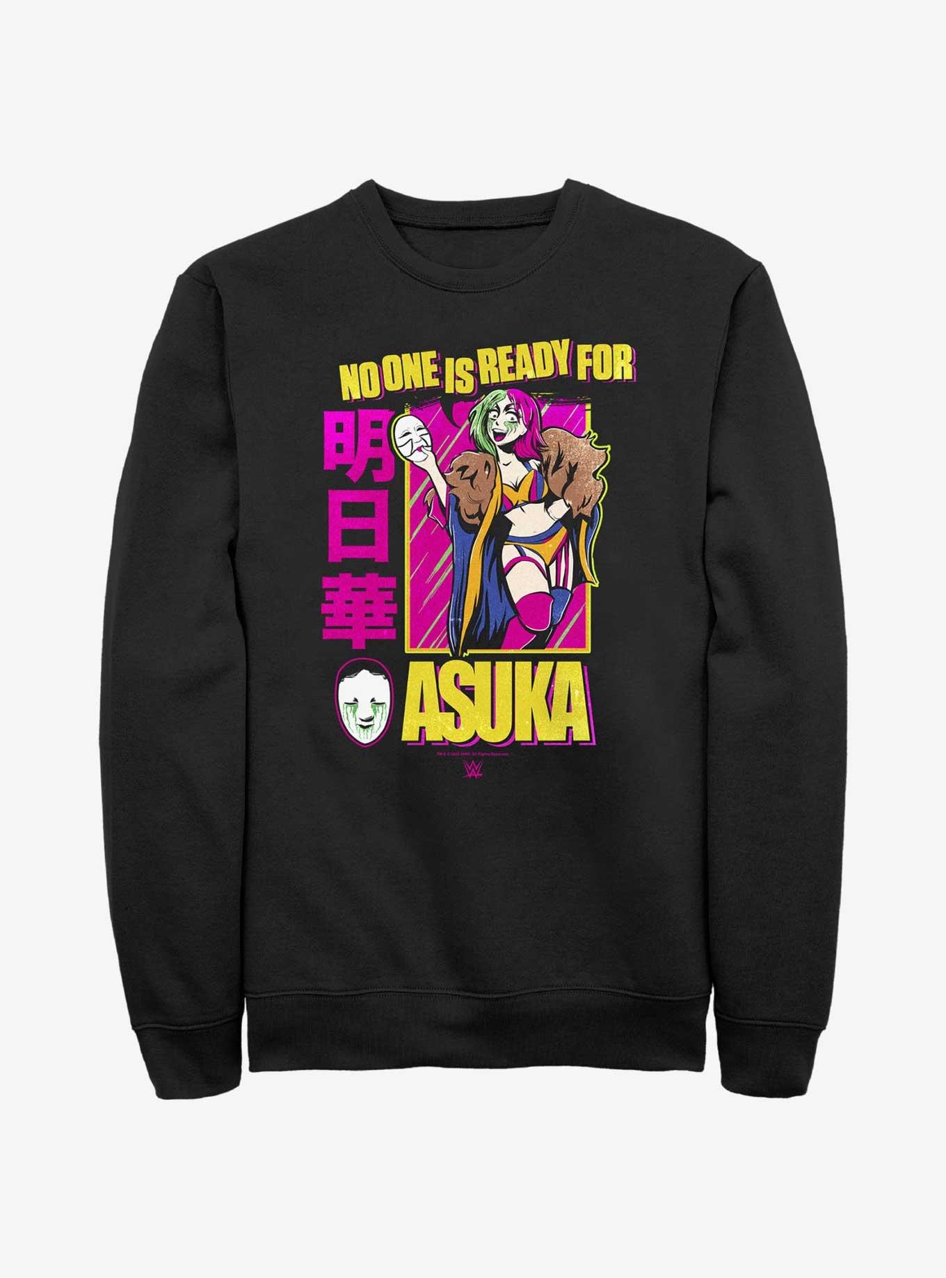 WWE Asuka No One Is Ready Sweatshirt, BLACK, hi-res