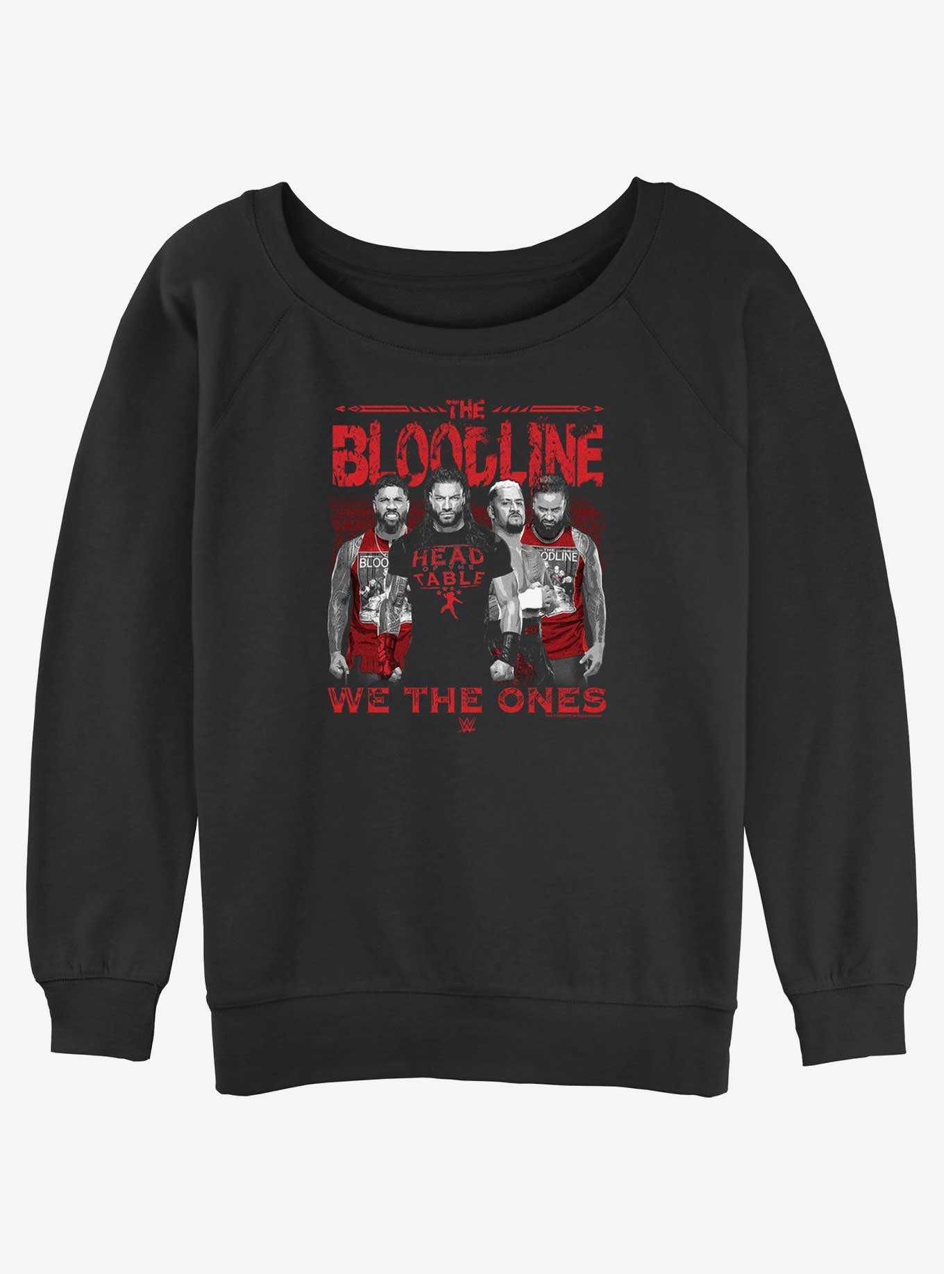 WWE The Bloodline Group Womens Slouchy Sweatshirt, , hi-res