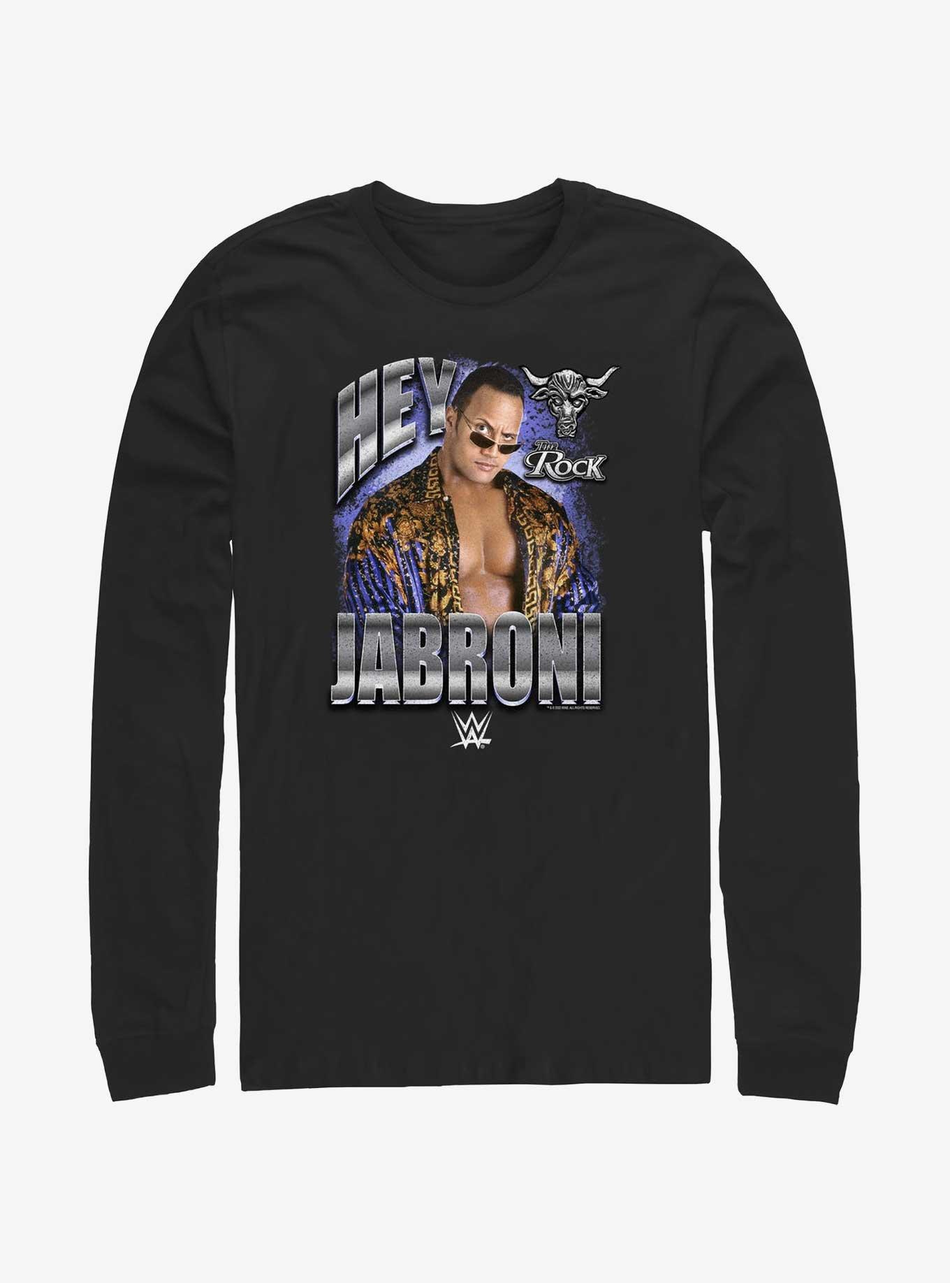 WWE The Rock Jabroni Long-Sleeve T-Shirt, BLACK, hi-res