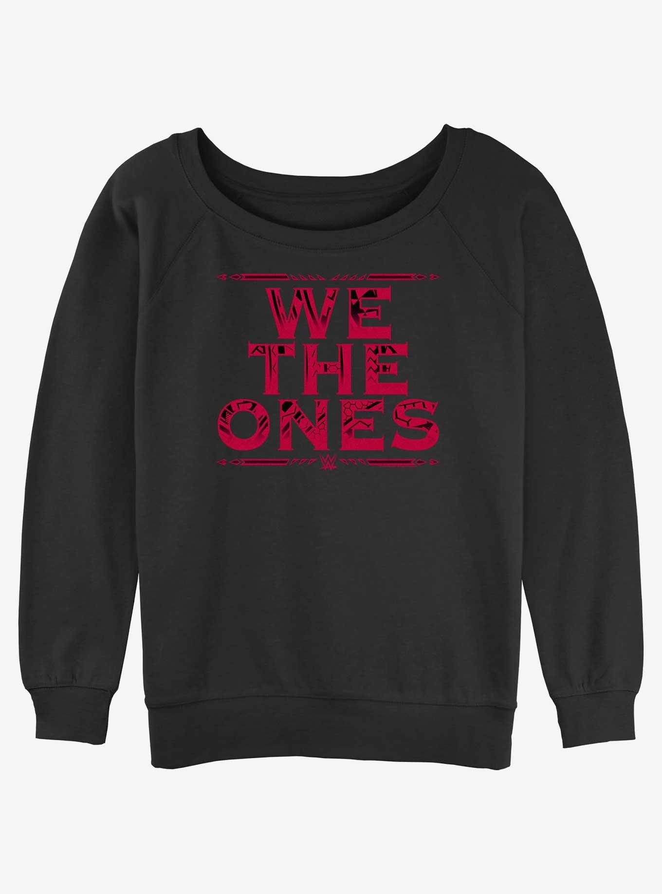 WWE We The Ones Bloodline Womens Slouchy Sweatshirt, BLACK, hi-res