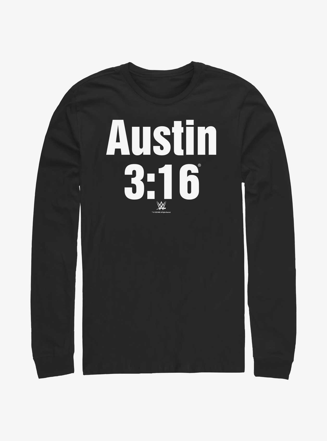 WWE Austin 3:16 Long-Sleeve T-Shirt, BLACK, hi-res