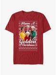 The Golden Girls Golden Ugly Christmas T-Shirt, CARDINAL, hi-res